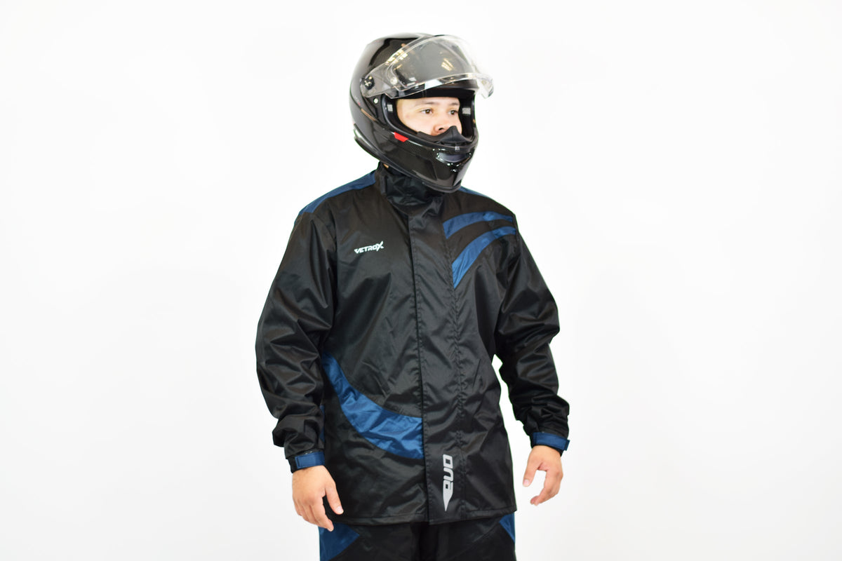 Impermeable Evo Azul para Motos 2026 | Vetrox en Turbo Accesorios Mede