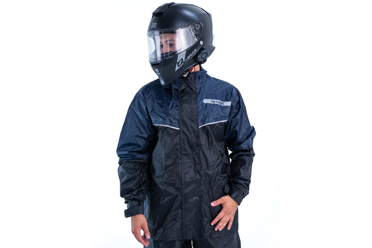 Impermeable Premium Azul para Motos | Vetrox en Turbo Accesorios Medel